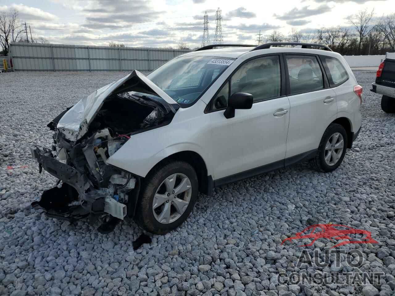 SUBARU FORESTER 2016 - JF2SJABC3GH485508