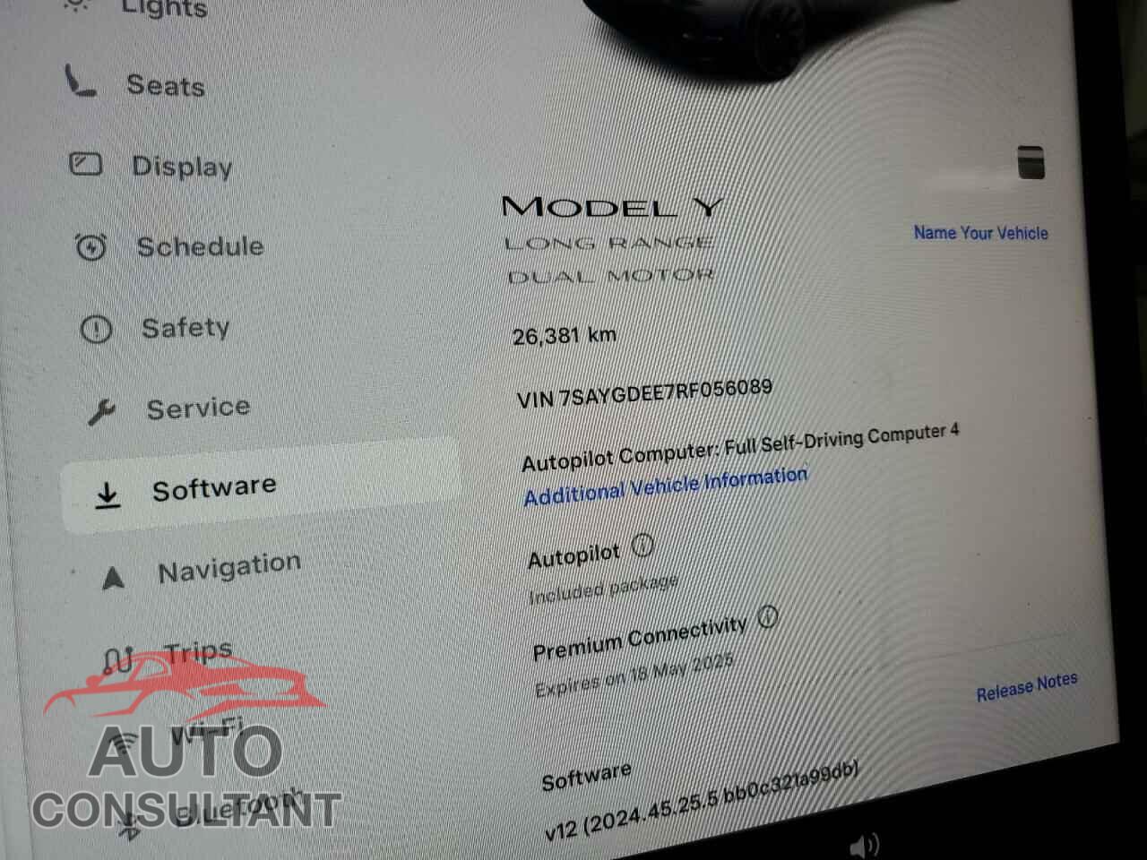 TESLA MODEL Y 2024 - 7SAYGDEE7RF056089