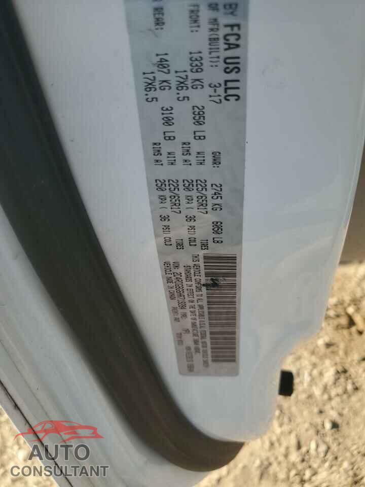 DODGE CARAVAN 2017 - 2C4RDGBG6HR719284