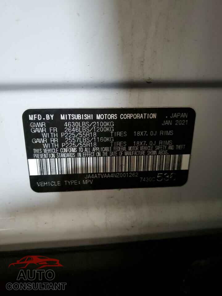 MITSUBISHI ECLIPSE 2022 - JA4ATVAA4NZ001262