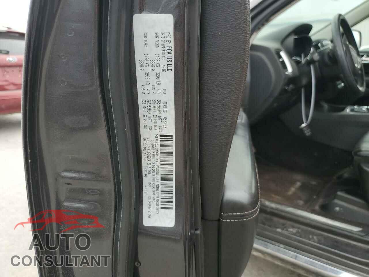 DODGE DURANGO 2016 - 1C4RDJEG8GC419018