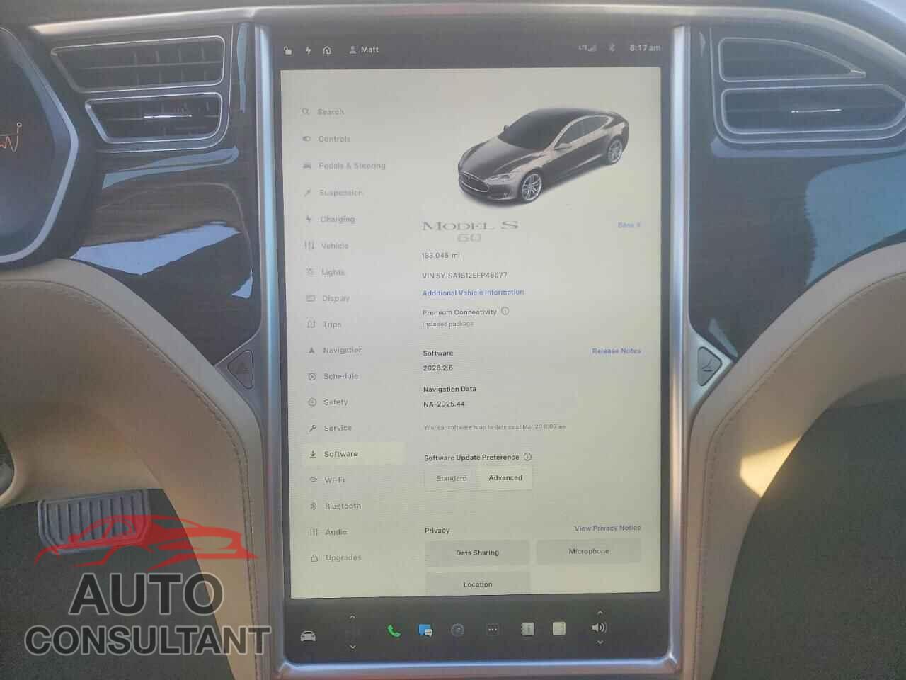 TESLA MODEL S 2014 - 5YJSA1S12EFP48677