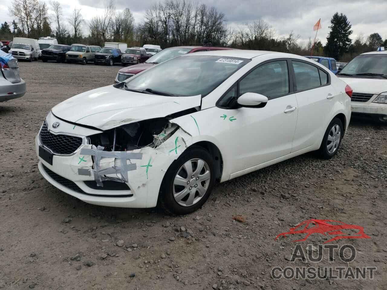 KIA FORTE 2016 - KNAFK4A65G5543420