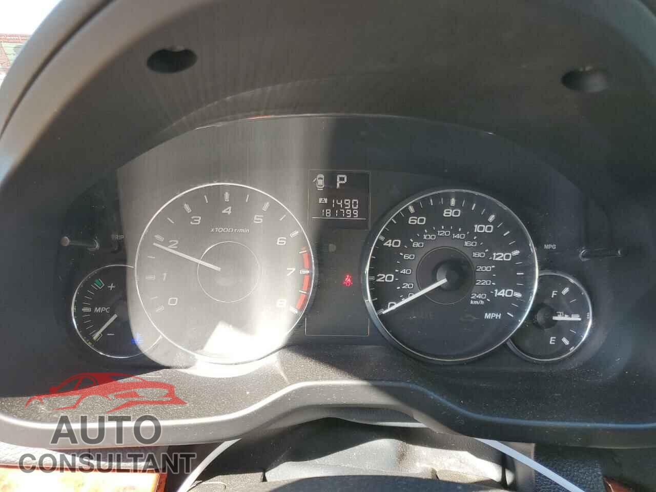 SUBARU OUTBACK 2011 - 4S4BRBKC8B3318060