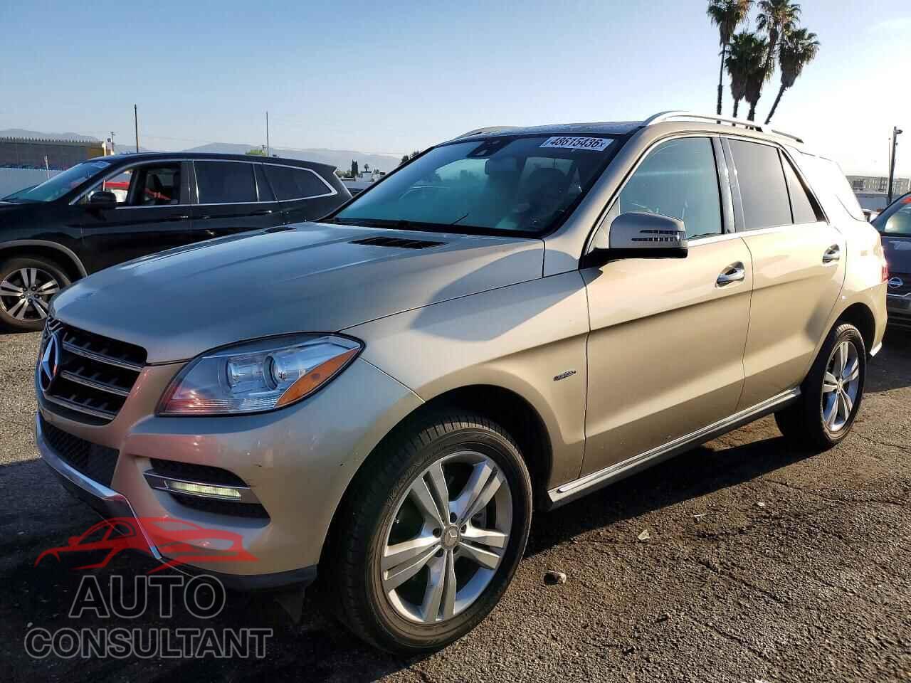 MERCEDES-BENZ M-CLASS 2012 - 4JGDA2EBXCA073472
