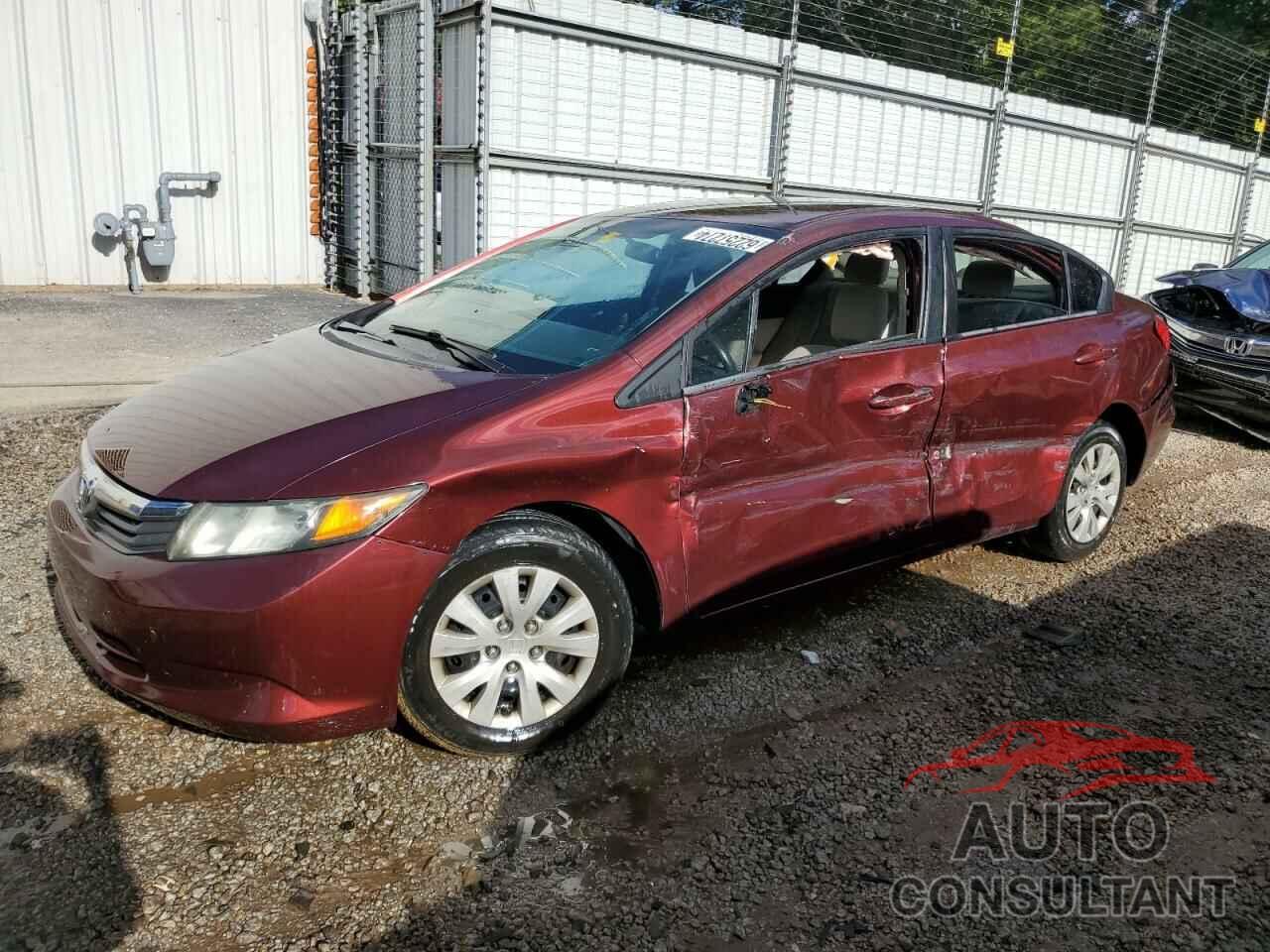 HONDA CIVIC 2012 - 19XFB2F56CE036547