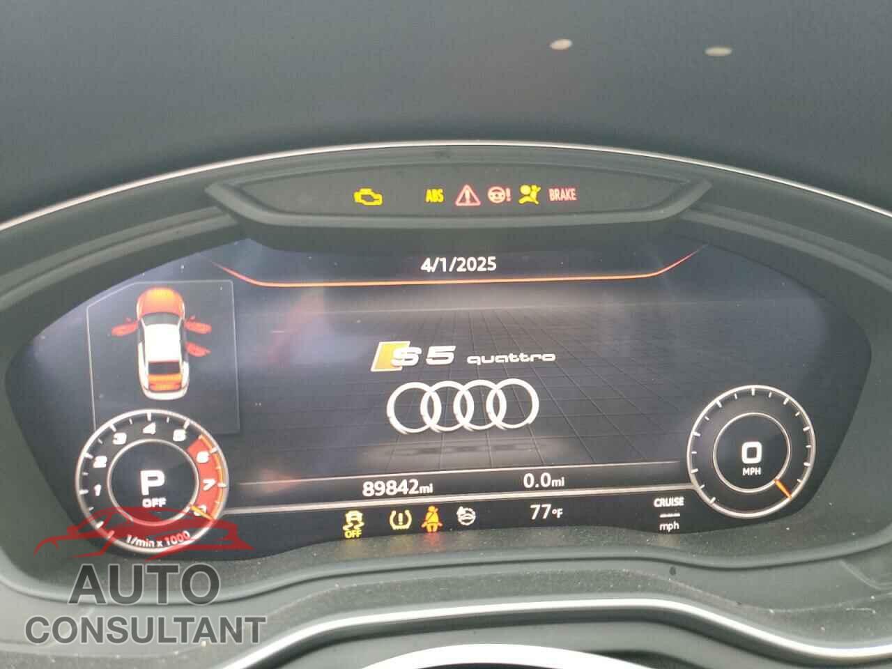 AUDI S5/RS5 2018 - WAUC4DF54JA037508