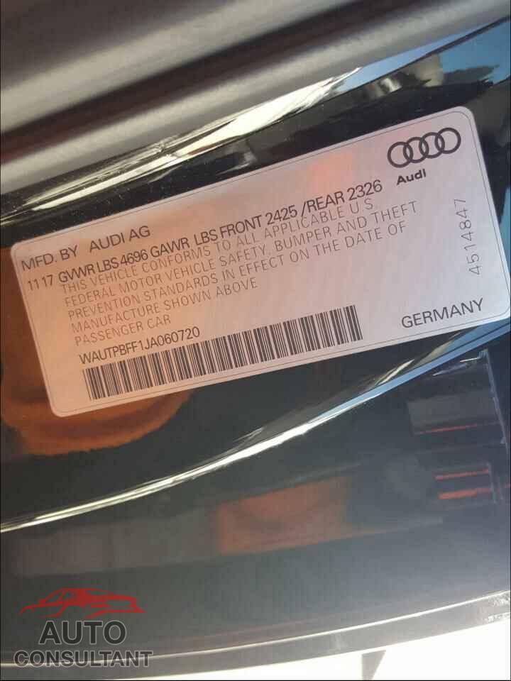 AUDI A3 2018 - WAUTPBFF1JA060720
