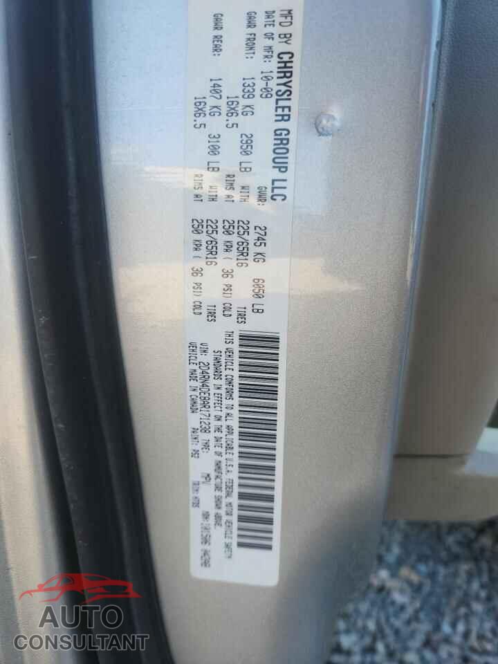 DODGE CARAVAN 2010 - 2D4RN4DE8AR171238