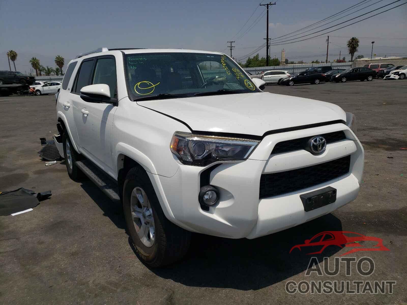 TOYOTA 4RUNNER 2016 - JTEZU5JR8G5133121