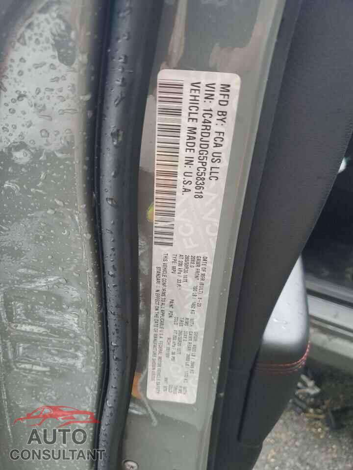 DODGE DURANGO 2023 - 1C4RDJDG5PC583618