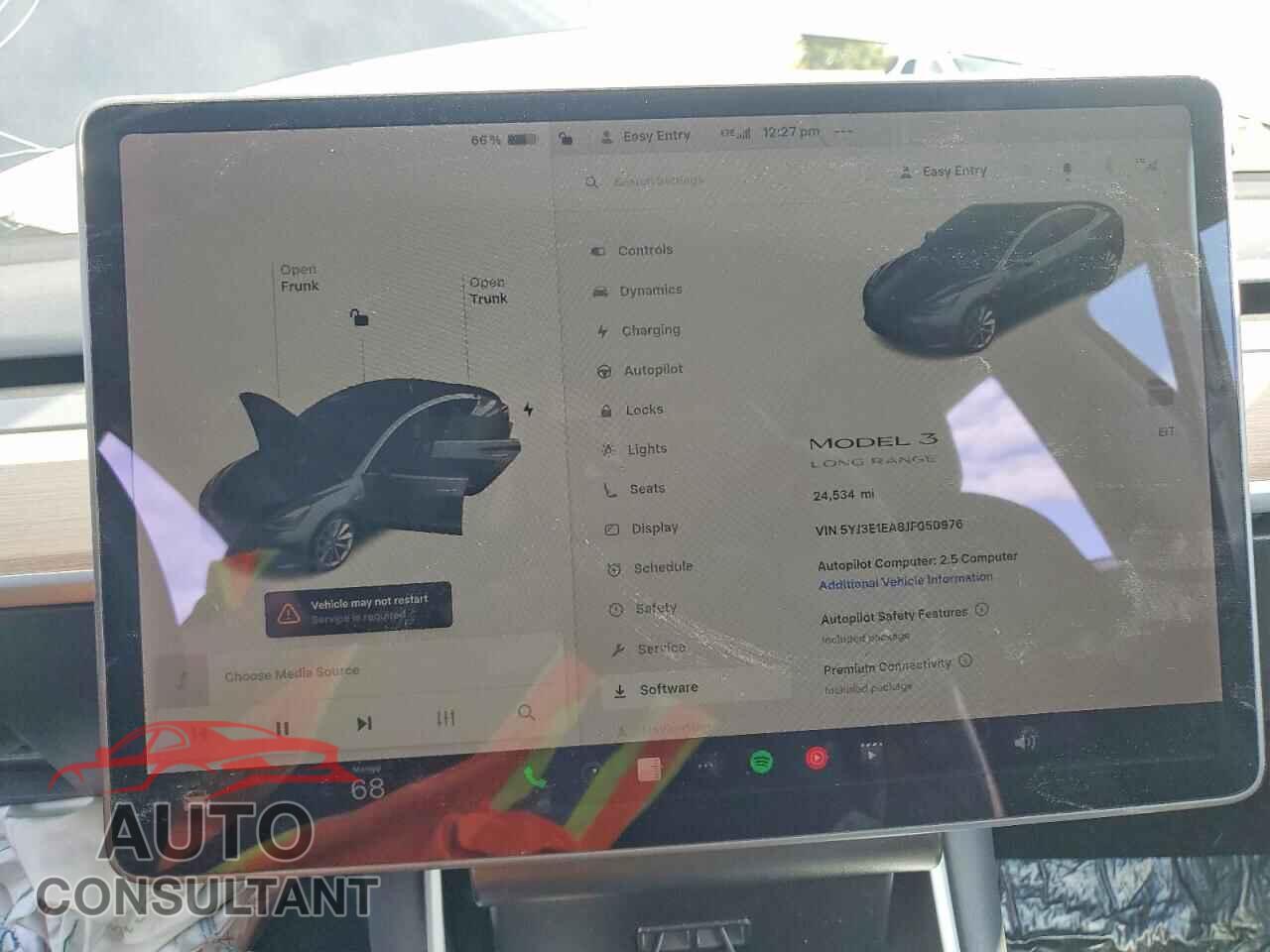 TESLA MODEL 3 2018 - 5YJ3E1EA8JF050976