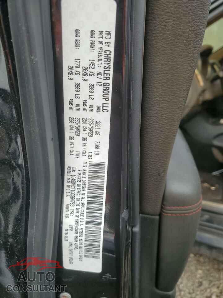 DODGE DURANGO 2013 - 1C4SDHCT1DC564763