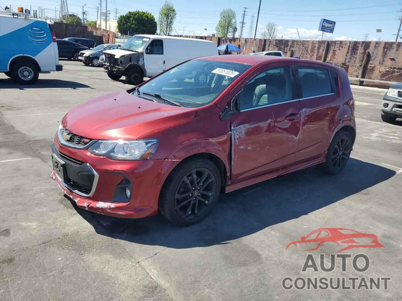 CHEVROLET SONIC 2018 - 1G1JF6SB8J4113122