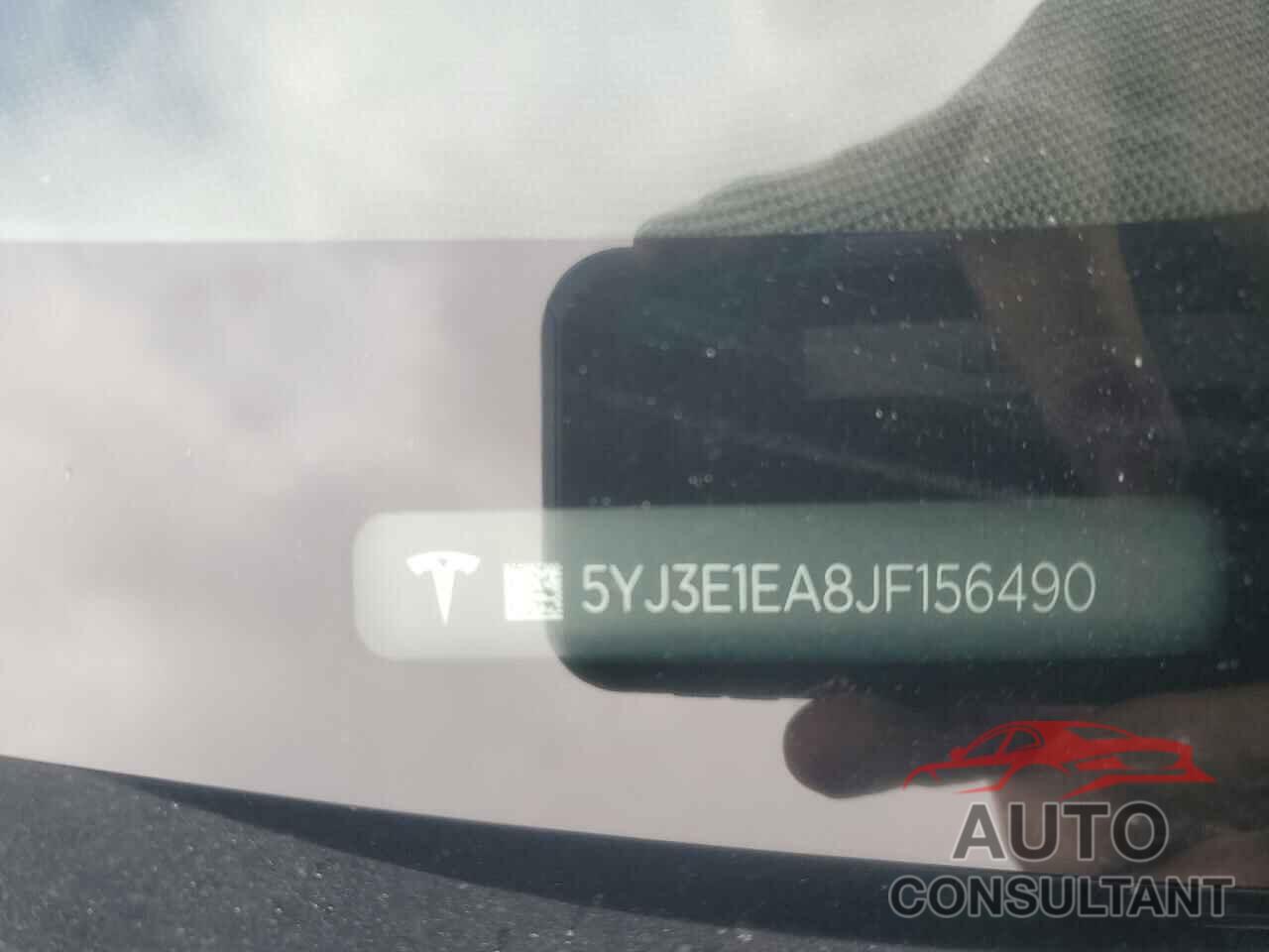 TESLA MODEL 3 2018 - 5YJ3E1EA8JF156490