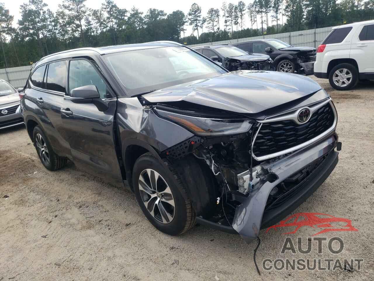 TOYOTA HIGHLANDER 2021 - 5TDGZRAH4MS039545
