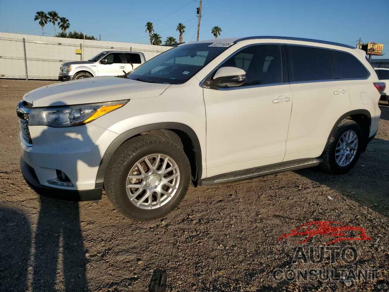 TOYOTA HIGHLANDER 2016 - 5TDYKRFH1GS154061