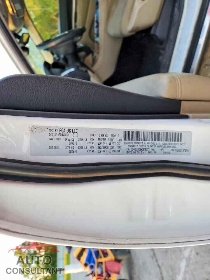 DODGE DURANGO 2017 - 1C4RDJAG8HC675277