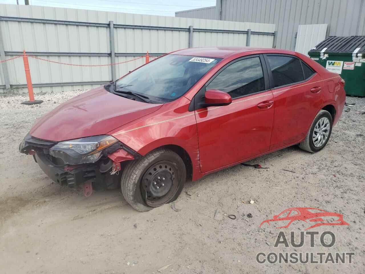 TOYOTA COROLLA 2019 - 5YFBURHE4KP912057