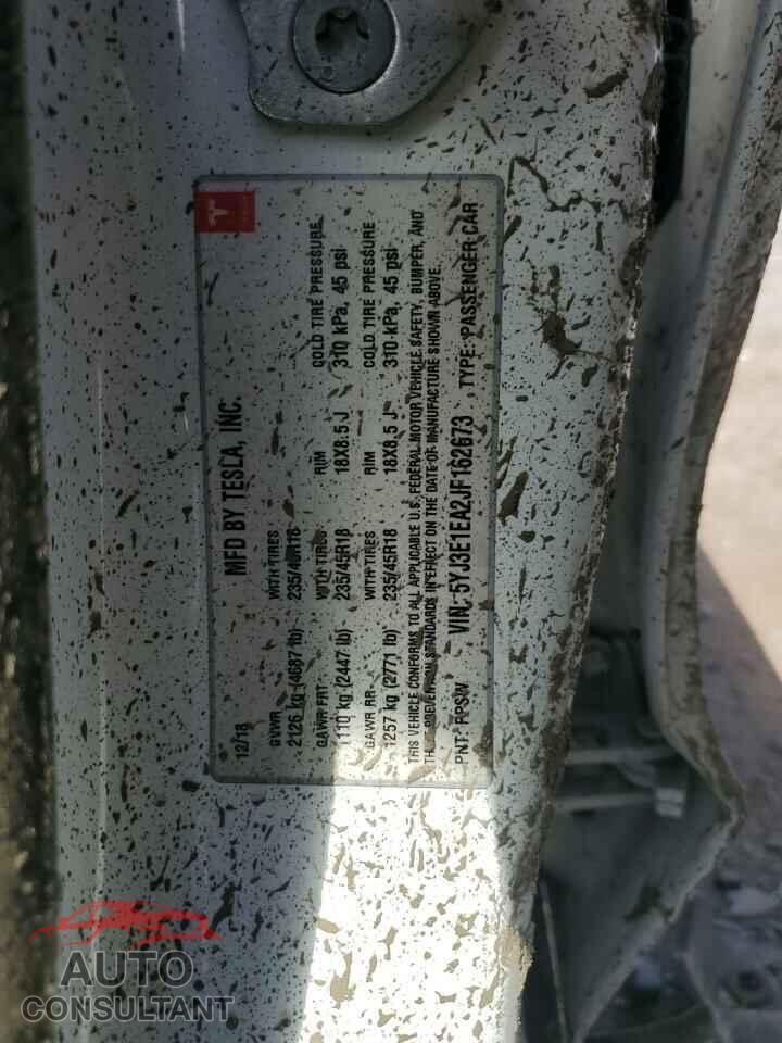 TESLA MODEL 3 2018 - 5YJ3E1EA2JF162673