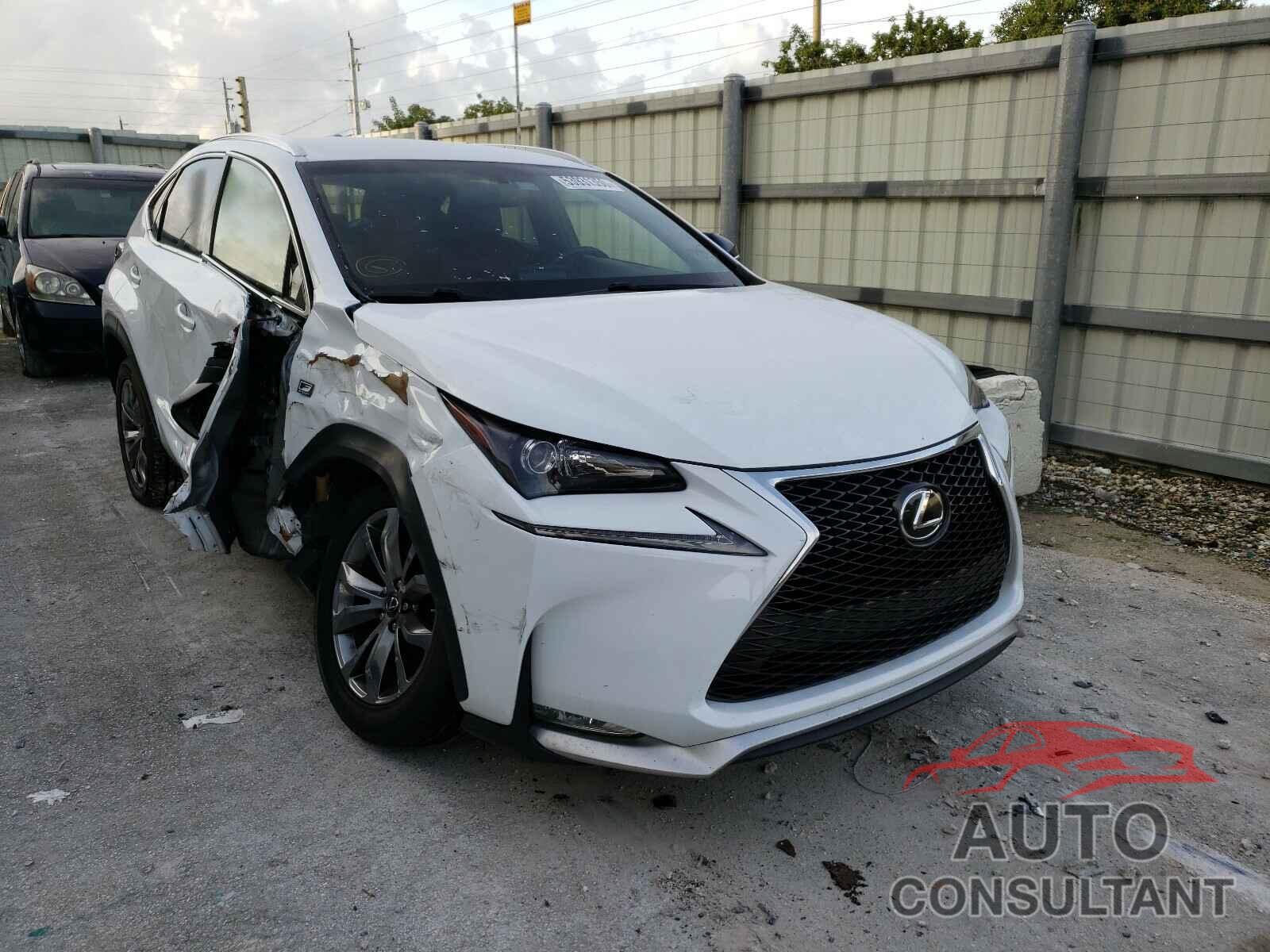 LEXUS NX 2017 - JTJYARBZ9H2078774