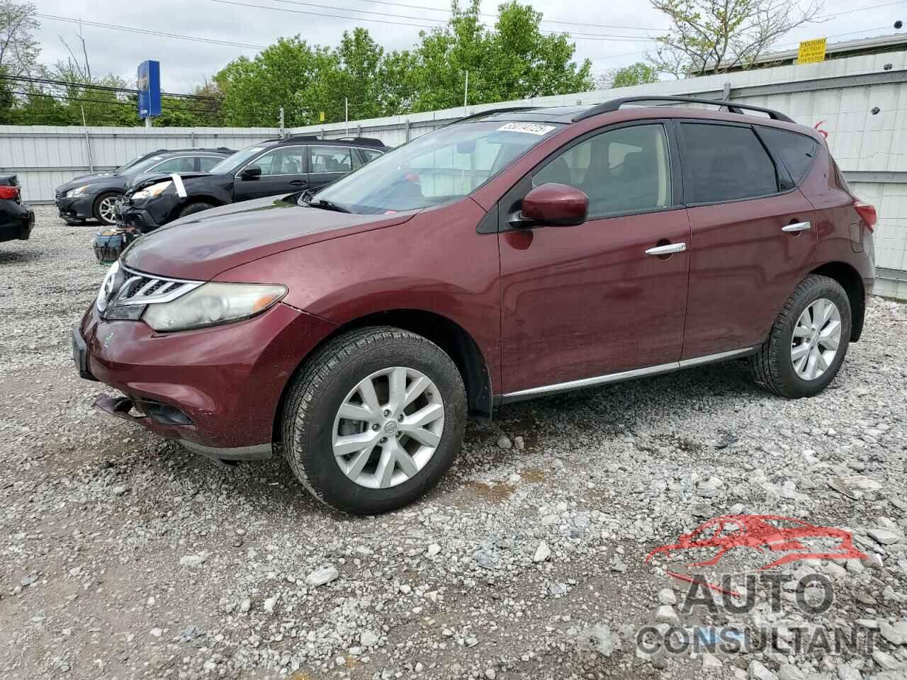NISSAN MURANO 2012 - JN8AZ1MW9CW233685