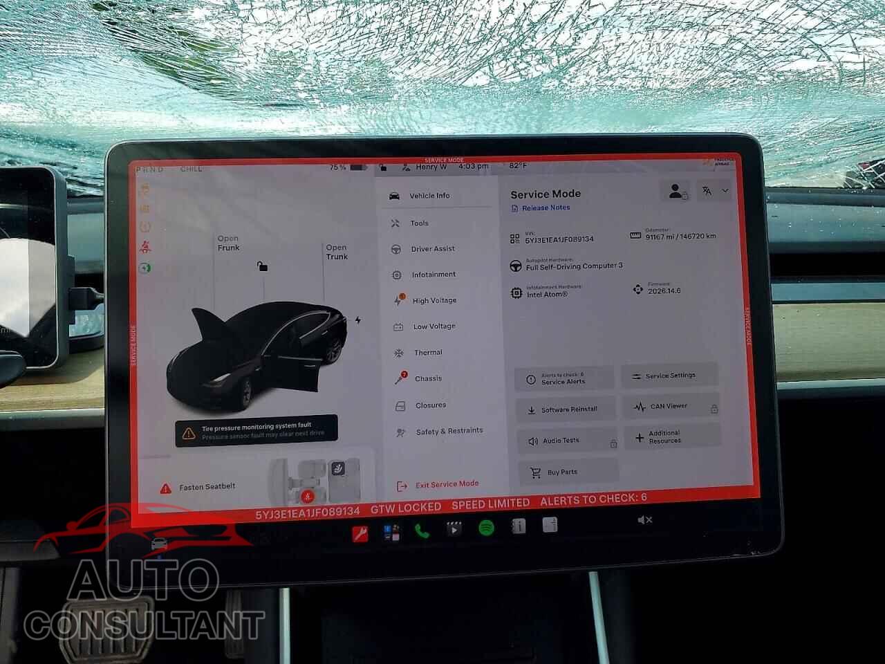 TESLA MODEL 3 2018 - 5YJ3E1EA1JF089134