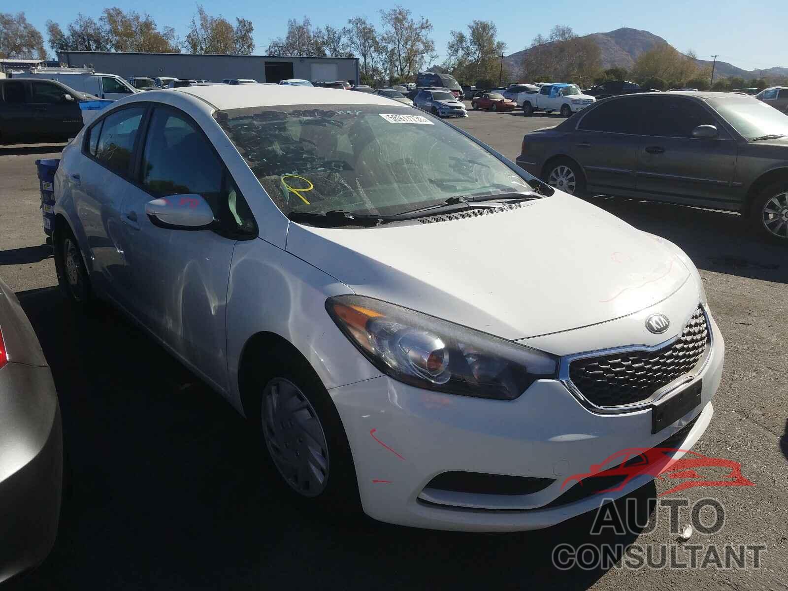 KIA FORTE 2016 - KNAFK4A64G5538158