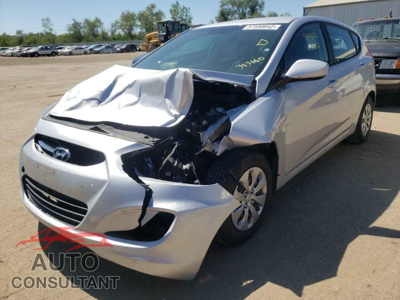 HYUNDAI ACCENT 2017 - KMHCT5AEXHU313150