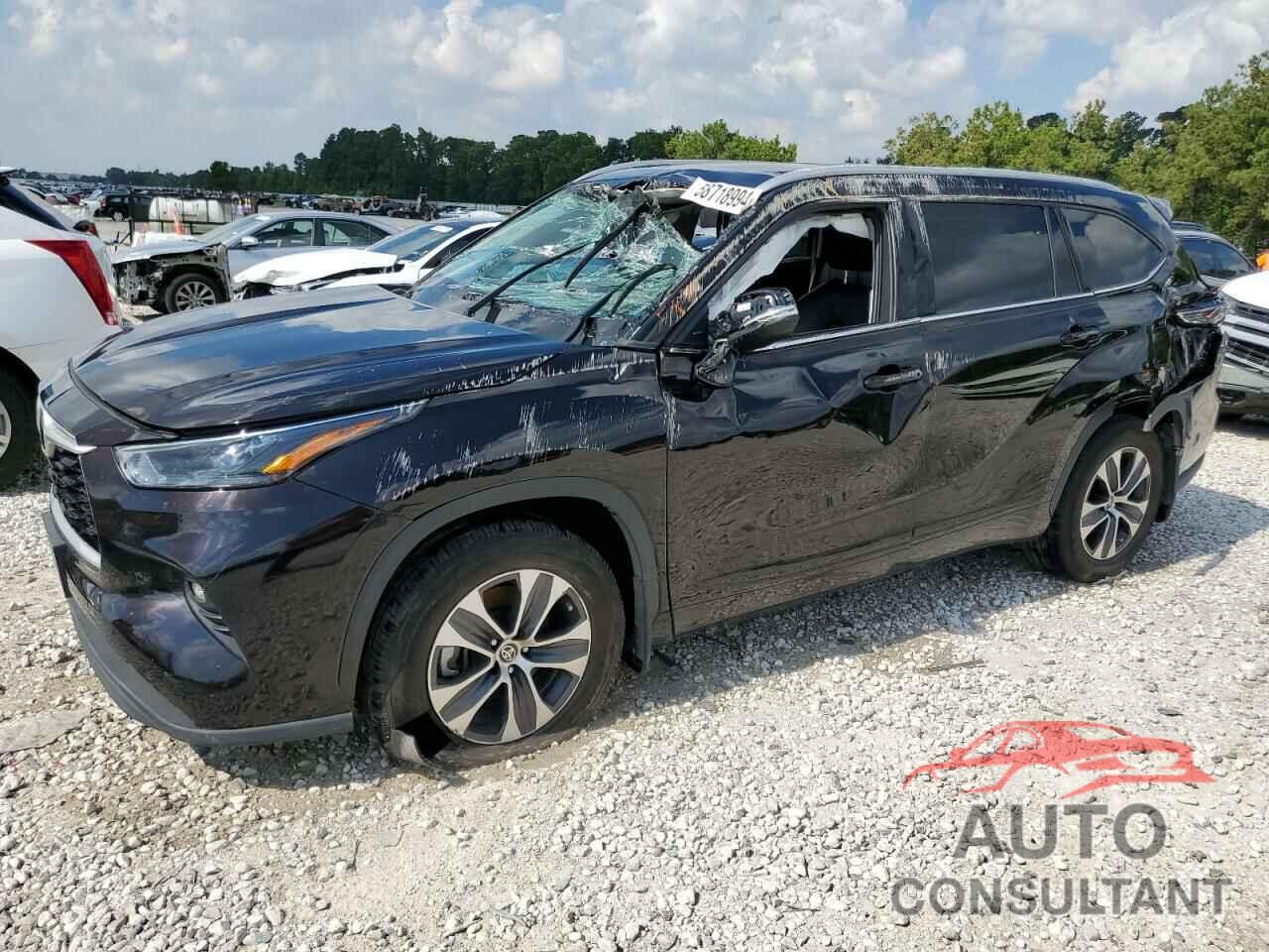 TOYOTA HIGHLANDER 2022 - 5TDGZRAH8NS125488