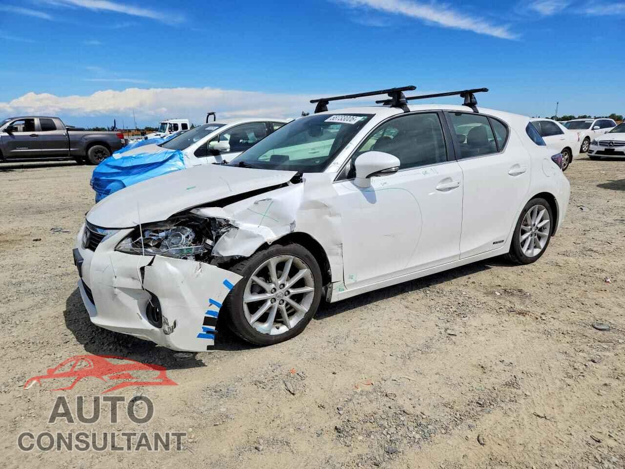 LEXUS CT 200 2012 - JTHKD5BH3C2083587
