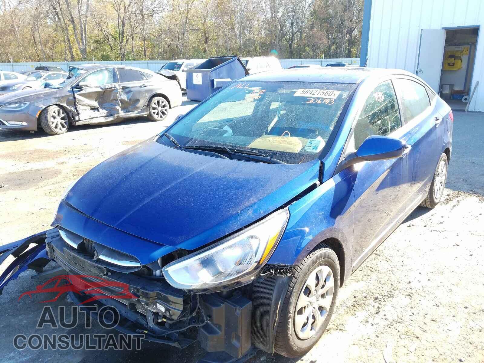 HYUNDAI ACCENT 2017 - KMHCT4AEXHU306743