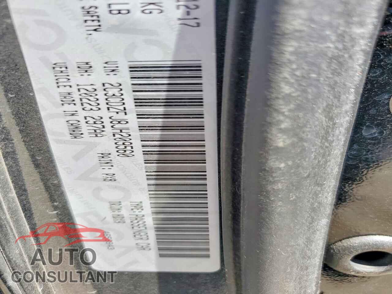 DODGE CHALLENGER 2018 - 2C3CDZFJ8JH209560