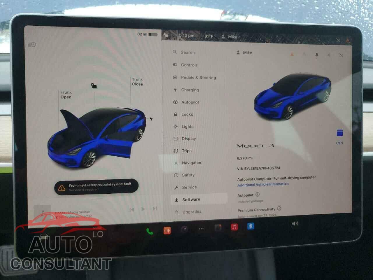 TESLA MODEL 3 2023 - 5YJ3E1EA7PF485724