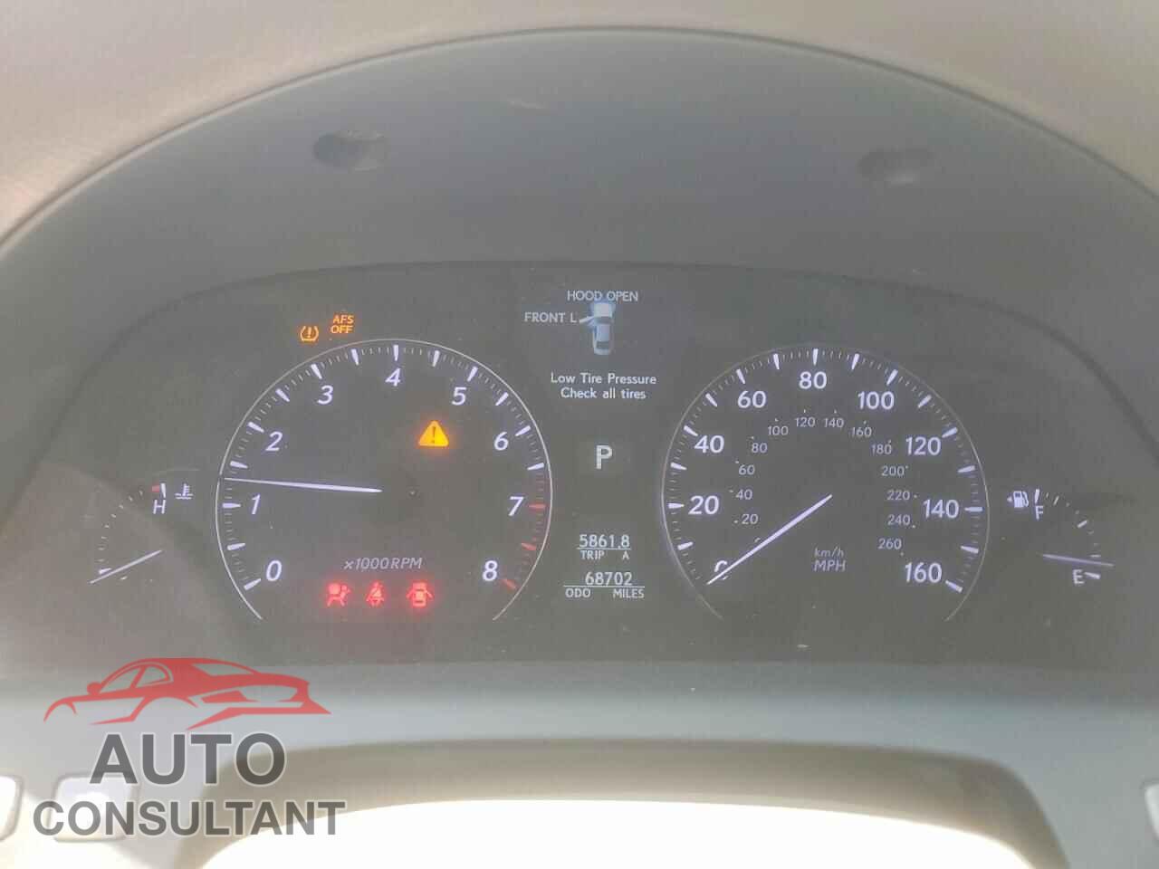 LEXUS LS460 2012 - JTHBL5EF1C5108627