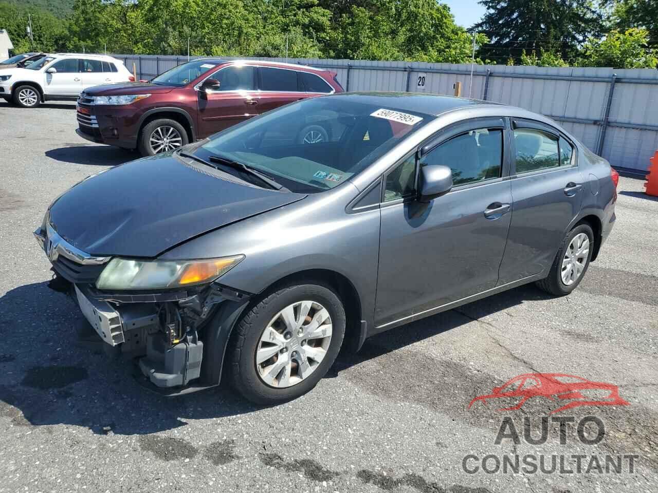 HONDA CIVIC 2012 - 19XFB2F55CE360542