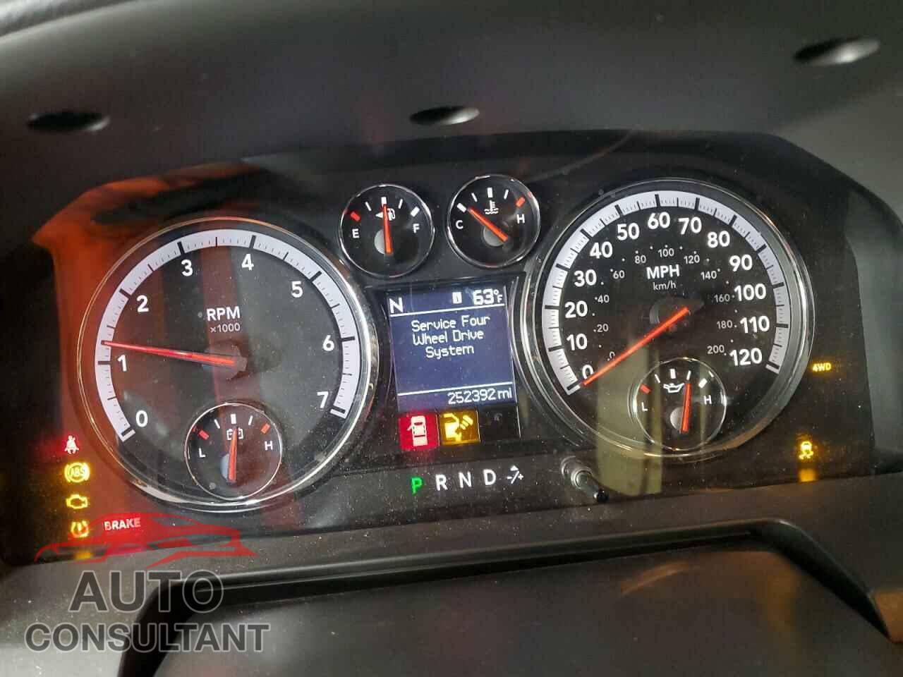 DODGE RAM 1500 2012 - 1C6RD7NT9CS341842