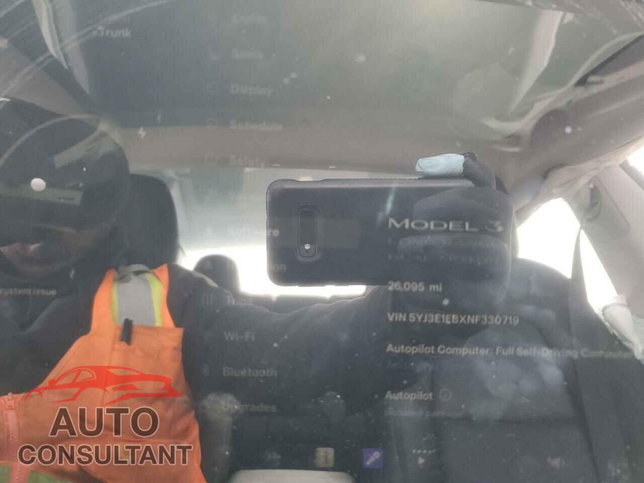 TESLA MODEL 3 2022 - 5YJ3E1EBXNF330719