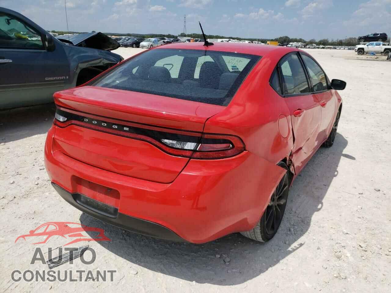 DODGE DART 2016 - 1C3CDFFA2GD816414