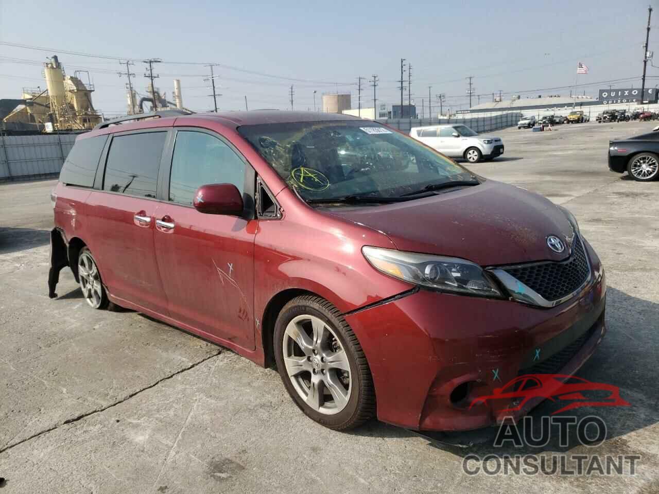 TOYOTA SIENNA 2017 - 5TDXZ3DC1HS873436