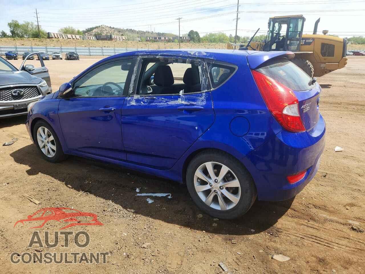 HYUNDAI ACCENT 2013 - KMHCU5AE2DU108462