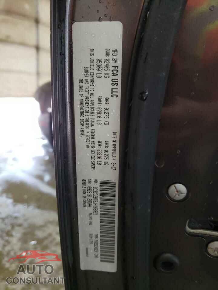 DODGE CHALLENGER 2018 - 2C3CDZBT6JH168921