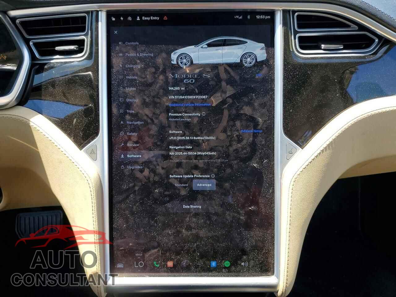 TESLA MODEL S 2013 - 5YJSA1CG8DFP23087