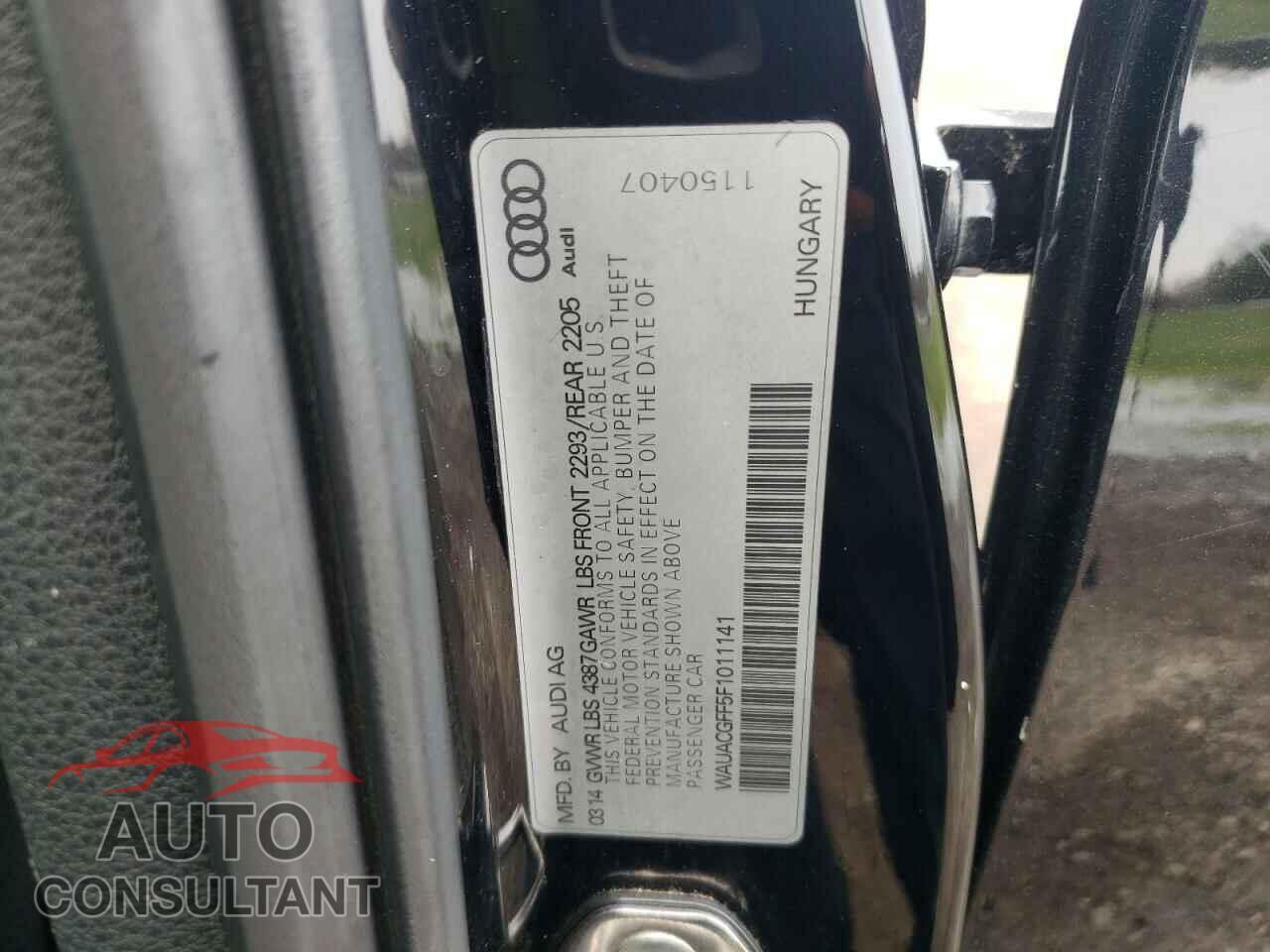 AUDI A3 2015 - WAUACGFF5F1011141