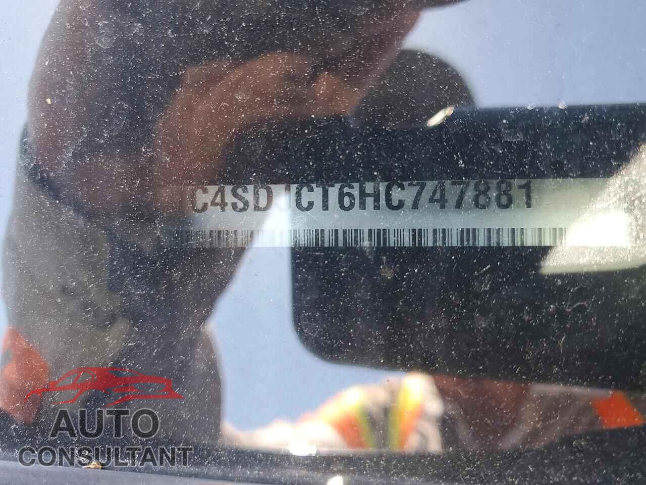 DODGE DURANGO 2017 - 1C4SDJCT6HC747881