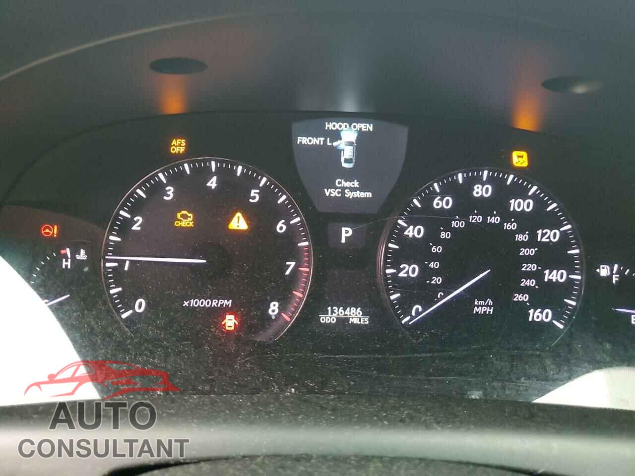 LEXUS LS460 2009 - JTHBL46F995089391