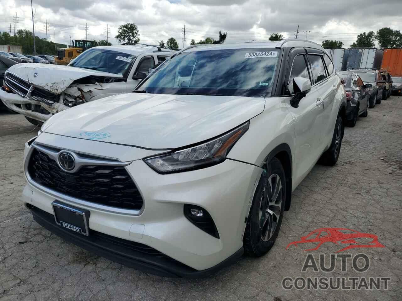 TOYOTA HIGHLANDER 2020 - 5TDGZRBH5LS502838