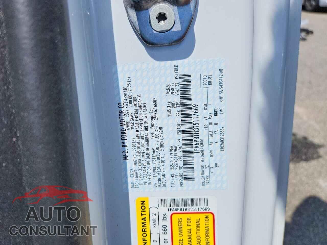 FORD MUSTANG 2026 - 1FA6P8TH3T5117669