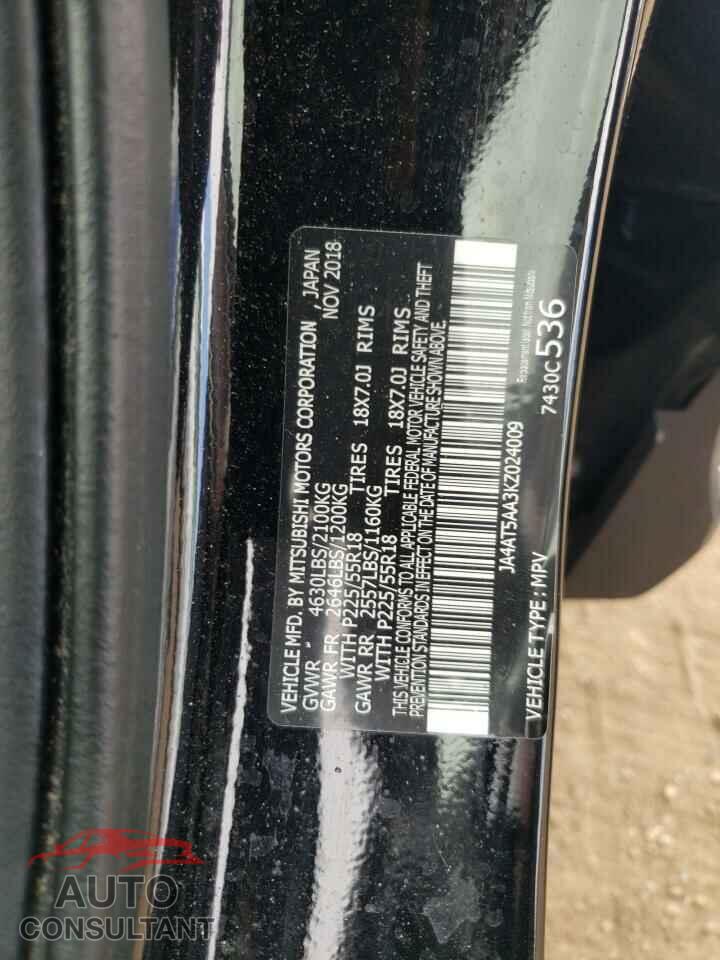 MITSUBISHI ECLIPSE 2019 - JA4AT5AA3KZ024009