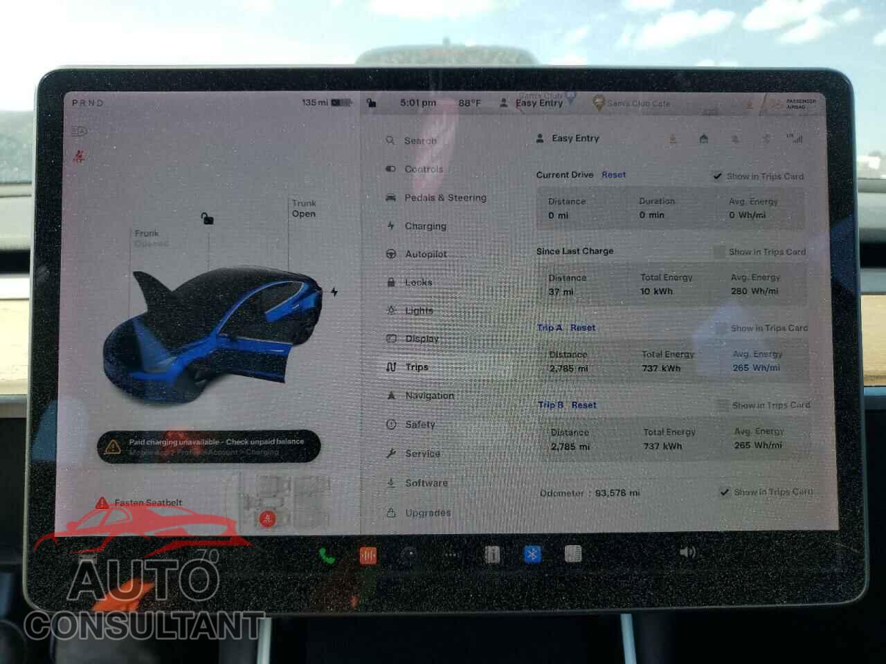 TESLA MODEL 3 2018 - 5YJ3E1EB0JF094527